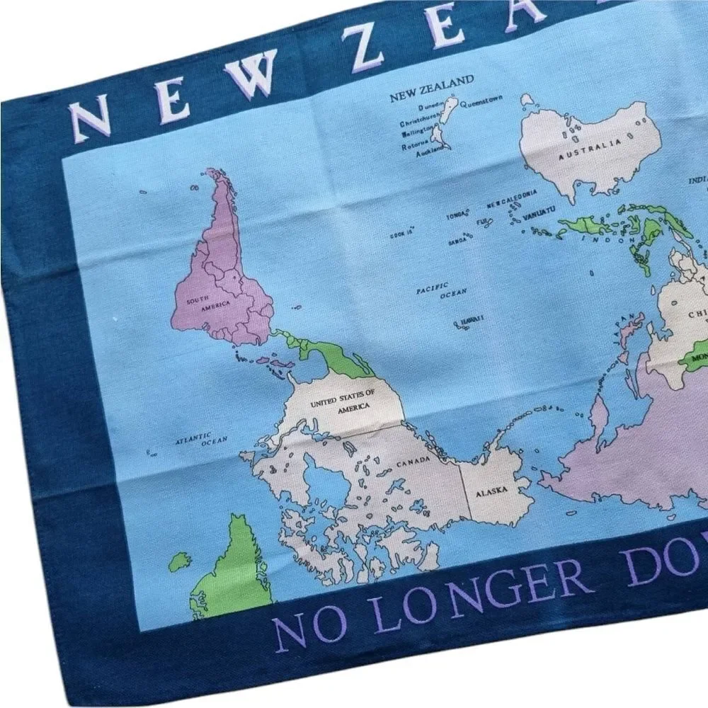 New Zealand Map Tea towel